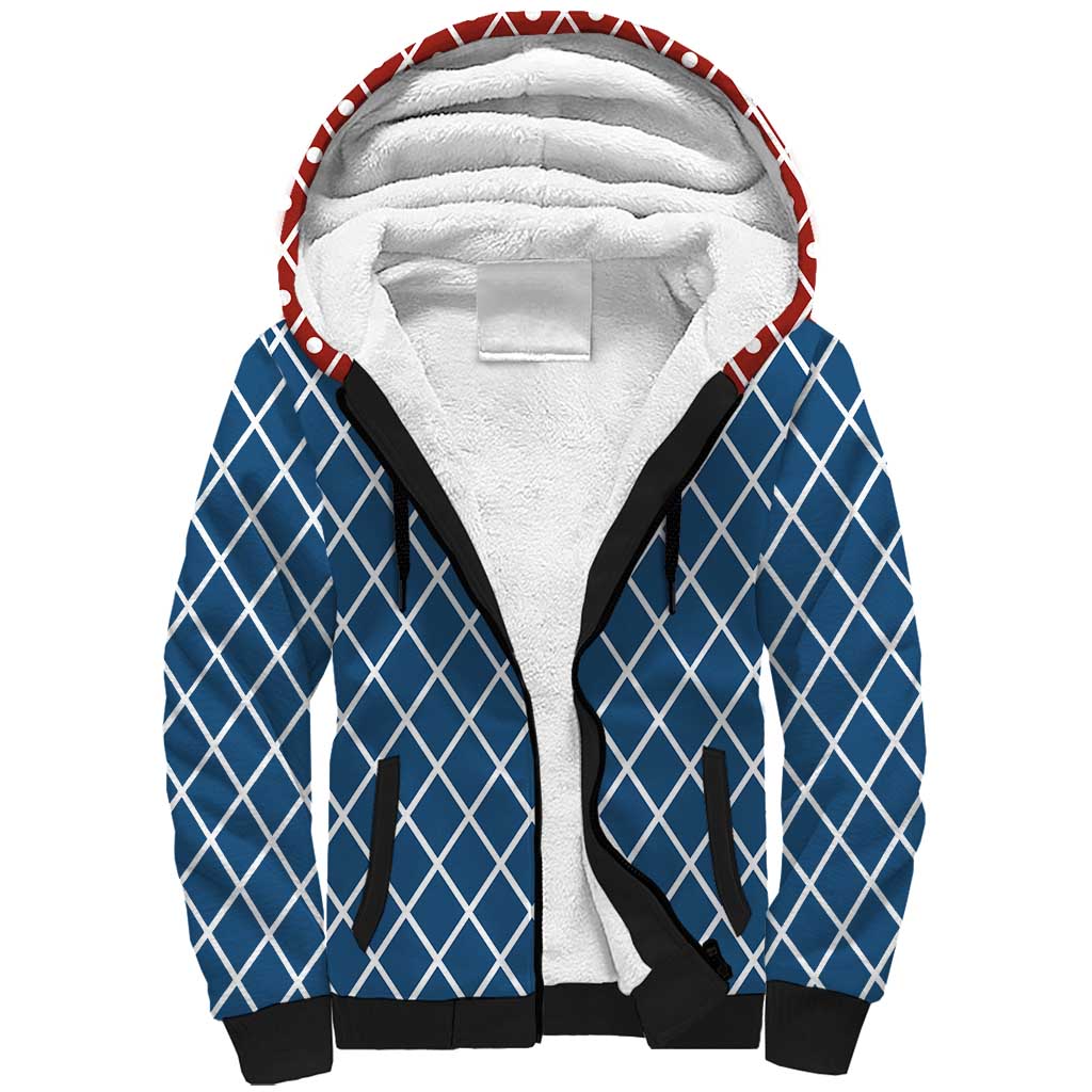 Guido Mista Jojo’s Bizarre Adventure Sherpa Hoodie Anime Uniform Pattern Style