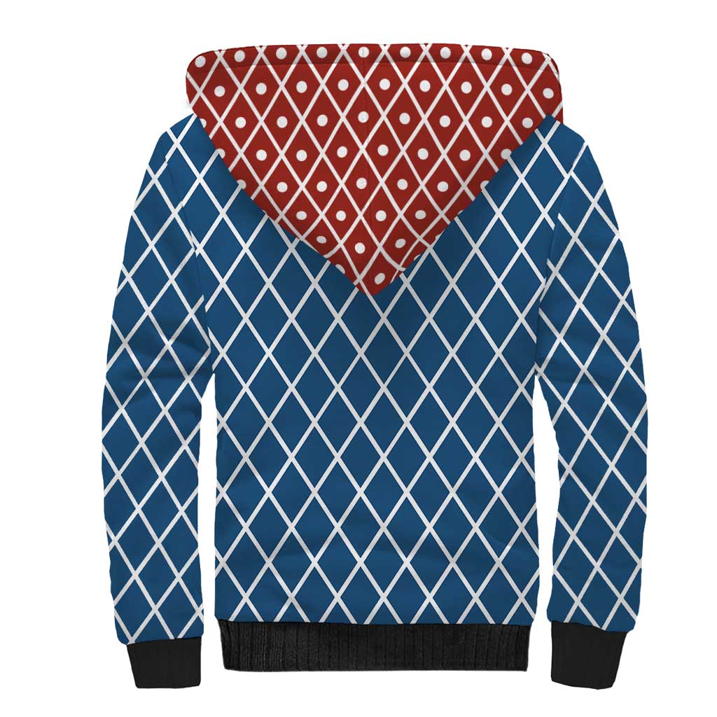 Guido Mista Jojo’s Bizarre Adventure Sherpa Hoodie Anime Uniform Pattern Style