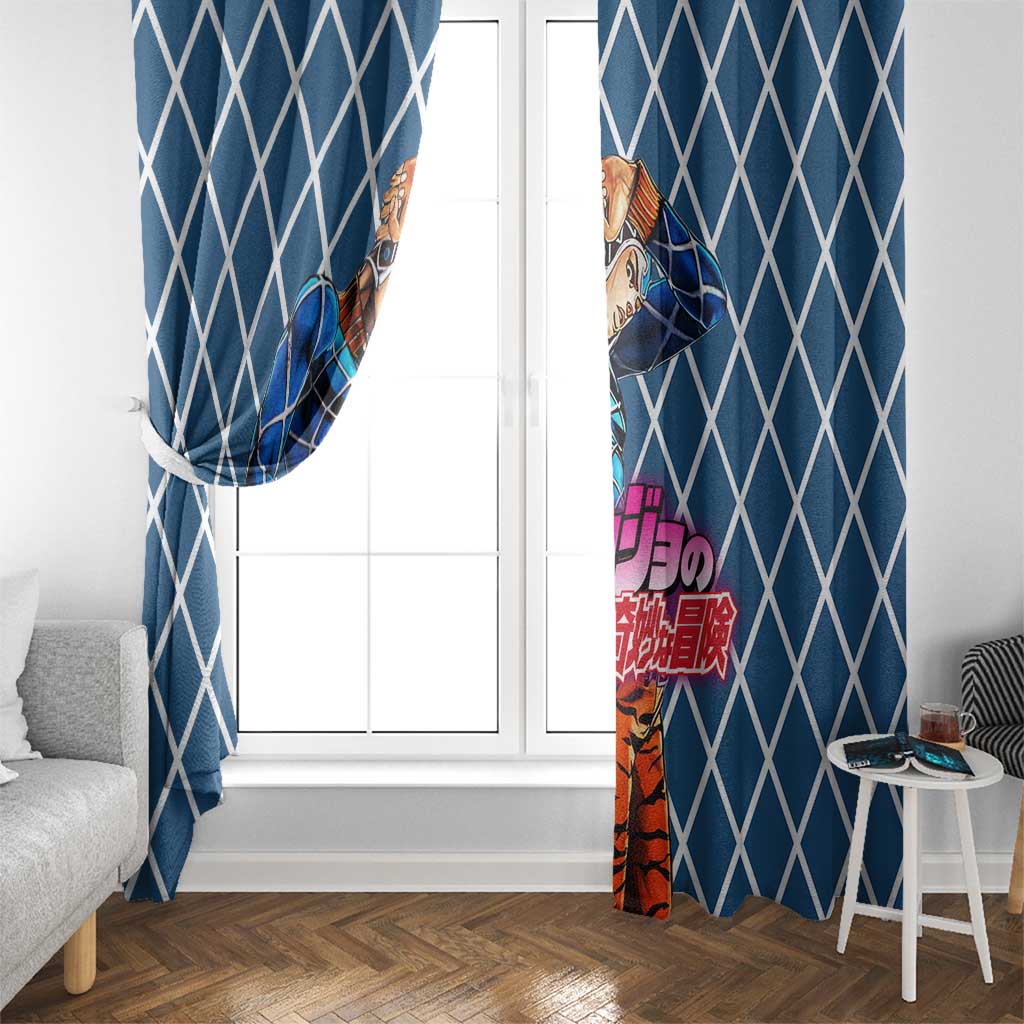 Guido Mista Jojo’s Bizarre Adventure Window Curtain Anime Uniform Pattern Style