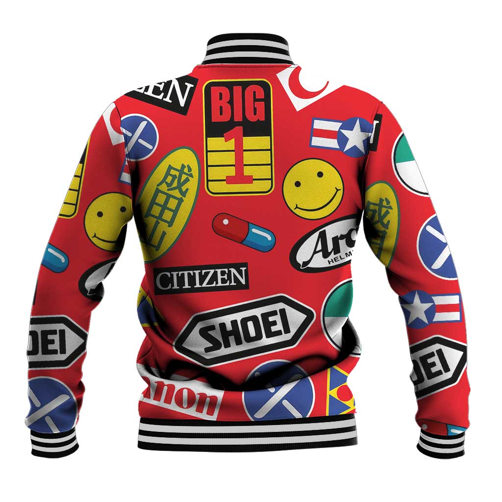 Akira Full Decals Baseball Jacket Anime Style