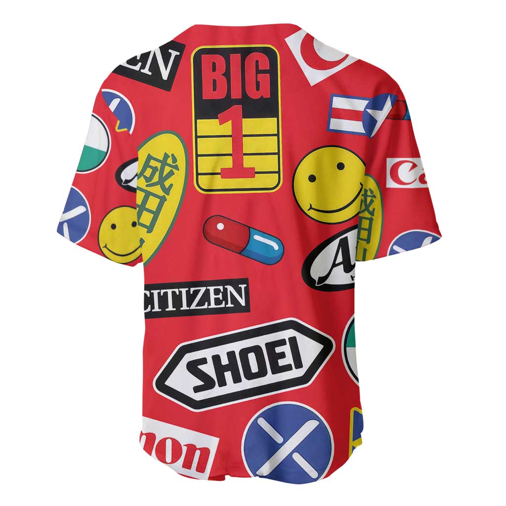 Akira Full Decals Baseball Jersey Anime Style