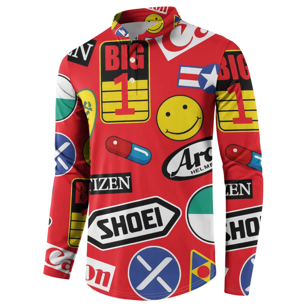 Akira Full Decals Button Sweatshirt Anime Style