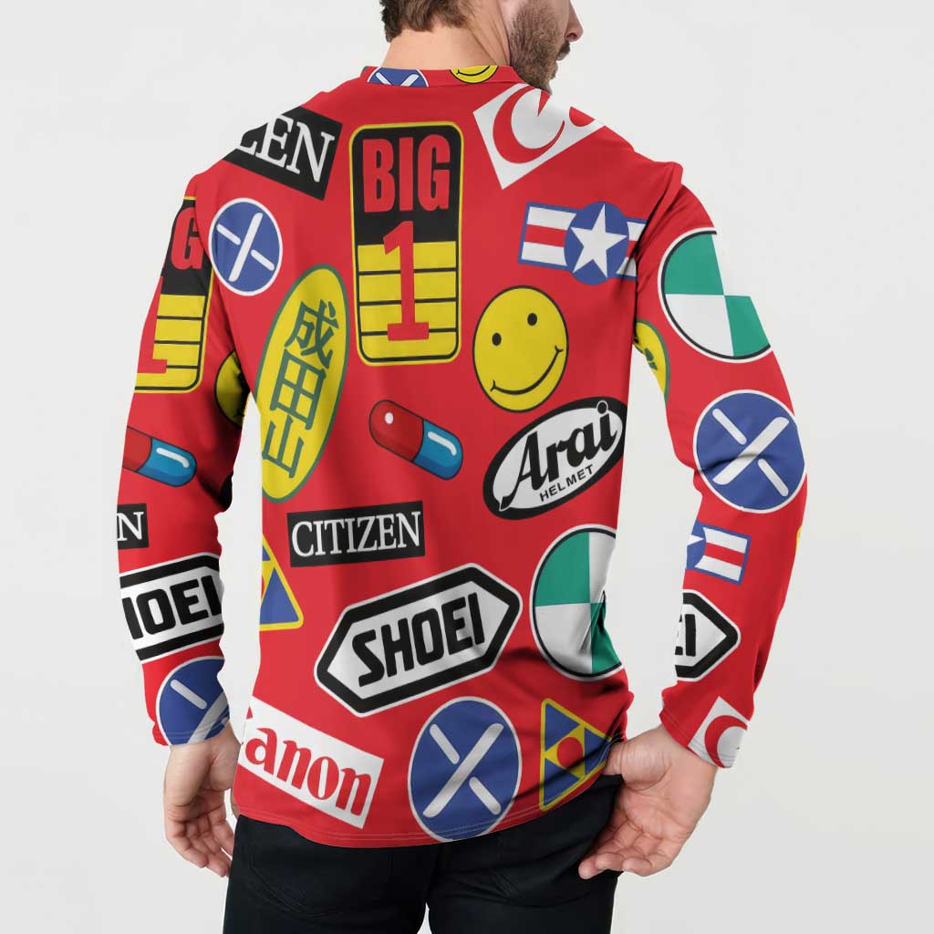 Akira Full Decals Button Sweatshirt Anime Style