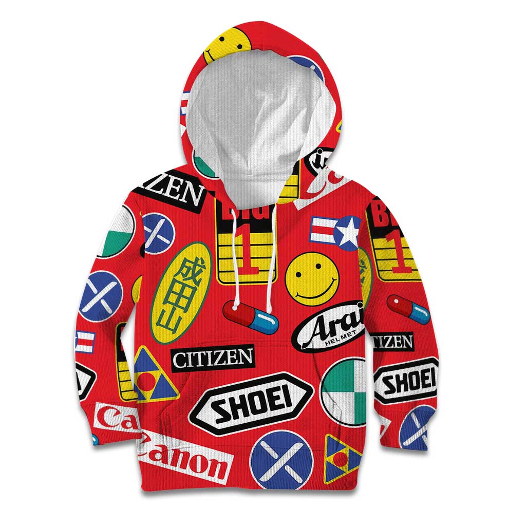 Akira Full Decals Kid Hoodie Anime Style