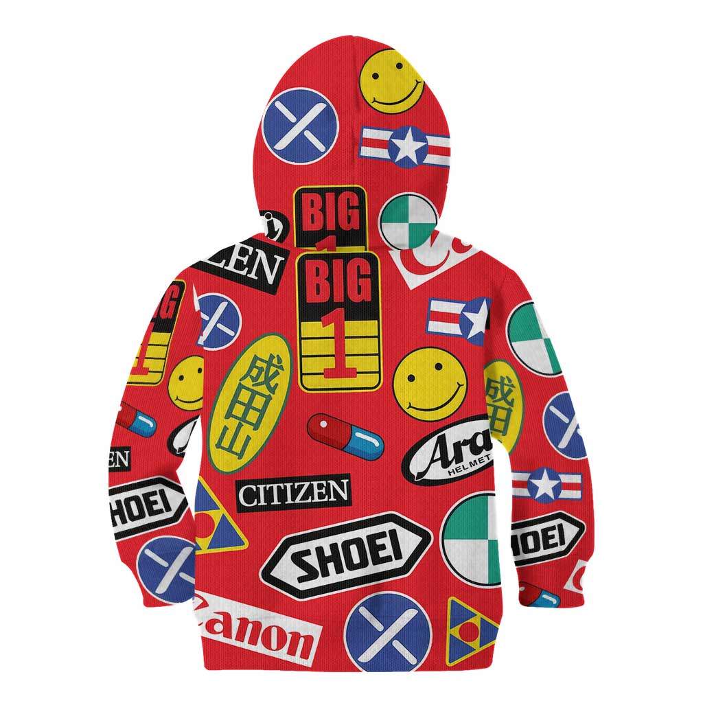 Akira Full Decals Kid Hoodie Anime Style
