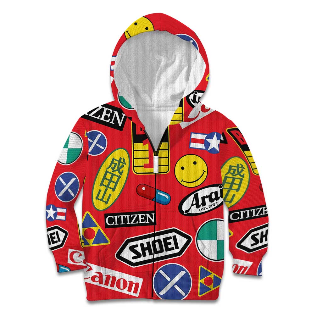 Akira Full Decals Kid Hoodie Anime Style