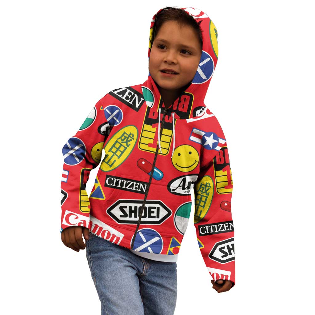 Akira Full Decals Kid Hoodie Anime Style