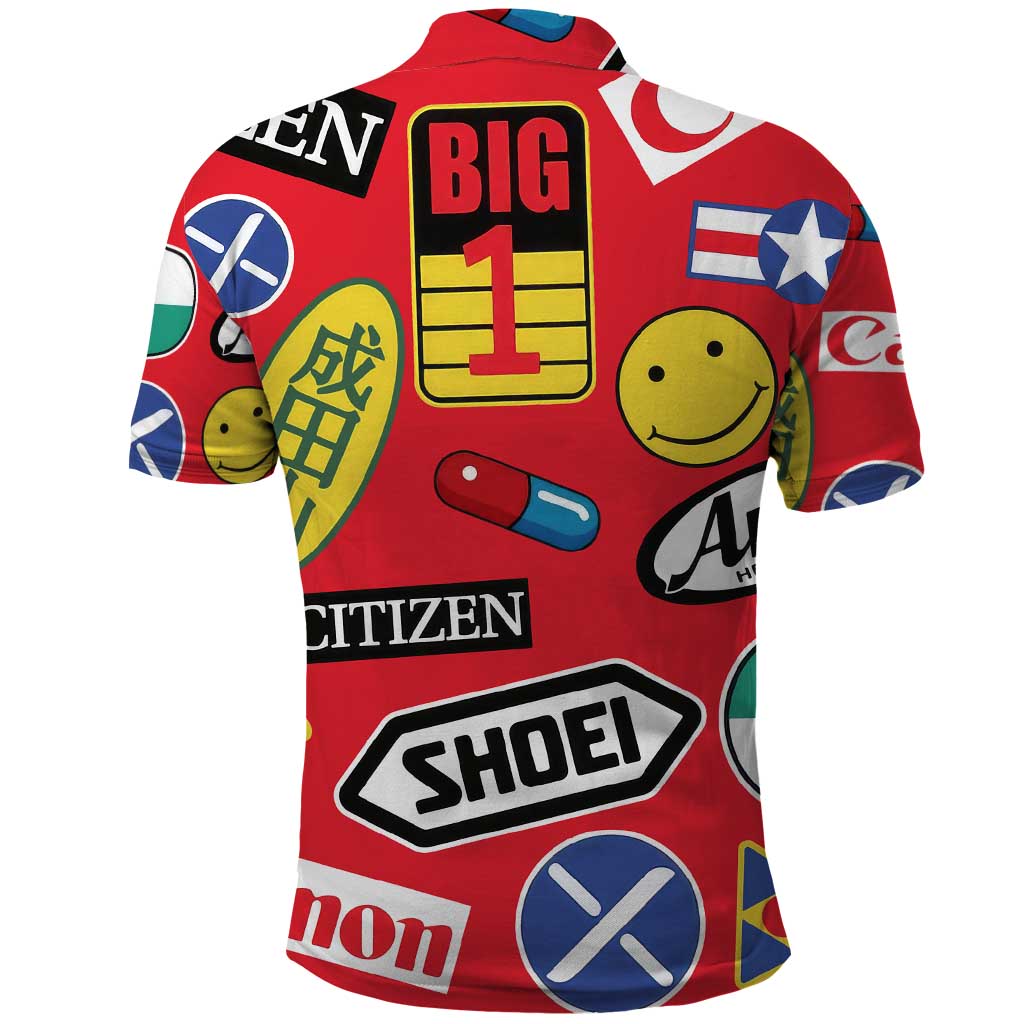 Akira Full Decals Polo Shirt Anime Style