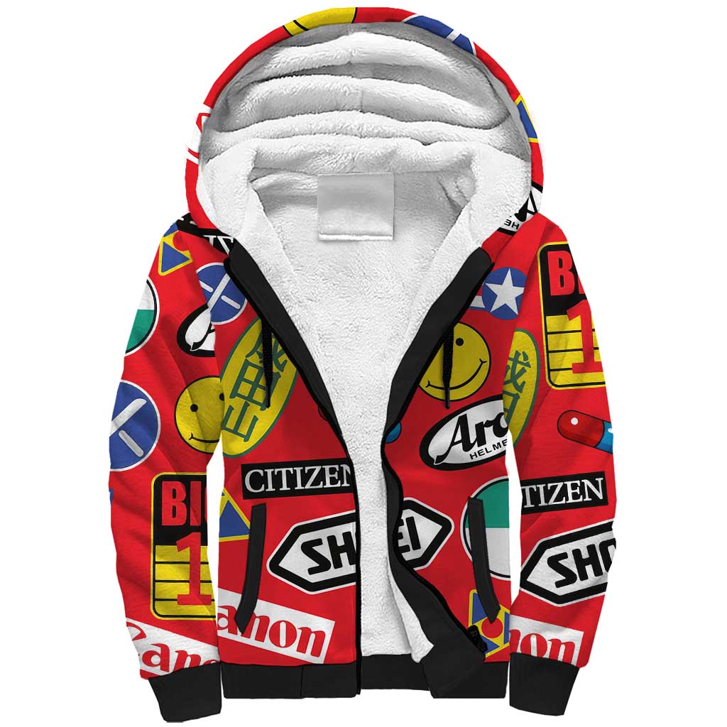 Akira Full Decals Sherpa Hoodie Anime Style