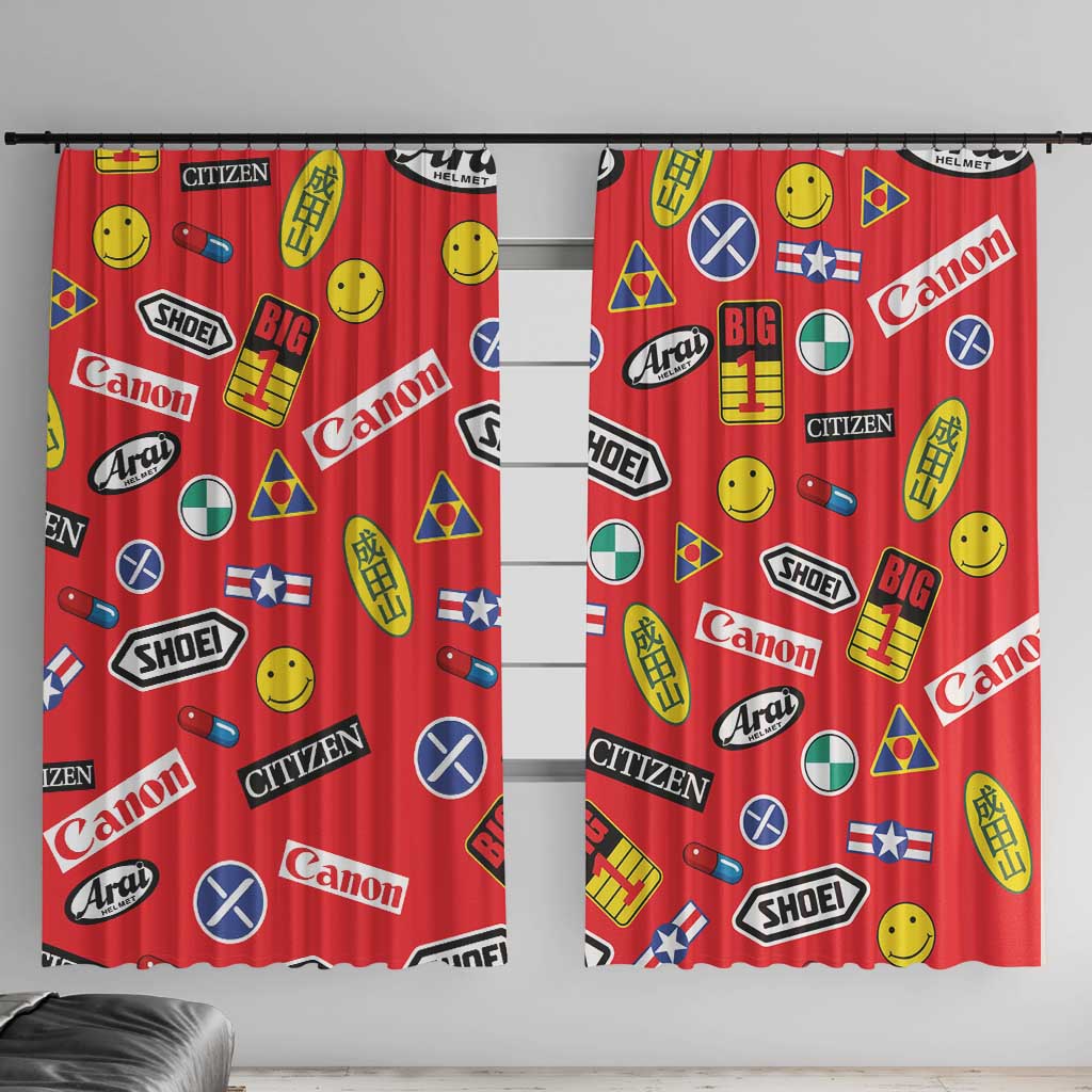 Akira Full Decals Window Curtain Anime Style
