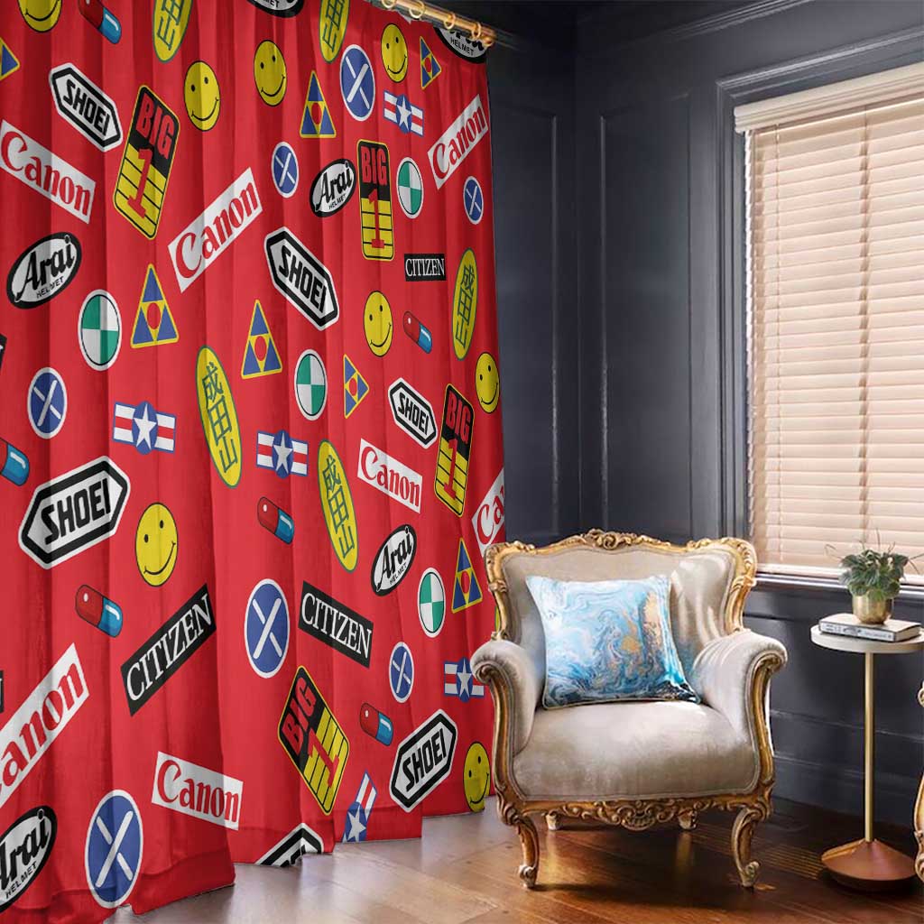 Akira Full Decals Window Curtain Anime Style