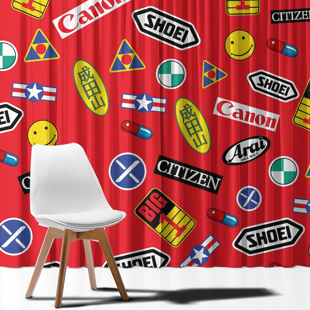 Akira Full Decals Window Curtain Anime Style