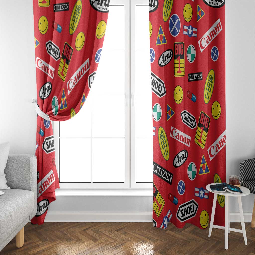 Akira Full Decals Window Curtain Anime Style