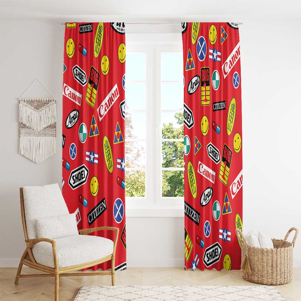 Akira Full Decals Window Curtain Anime Style