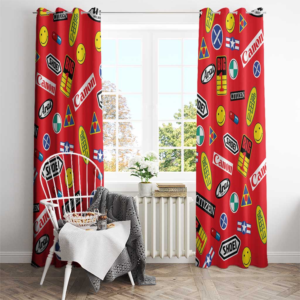 Akira Full Decals Window Curtain Anime Style
