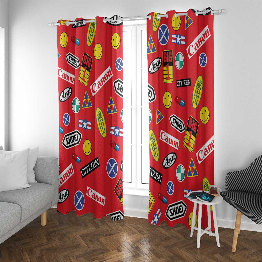 Akira Full Decals Window Curtain Anime Style