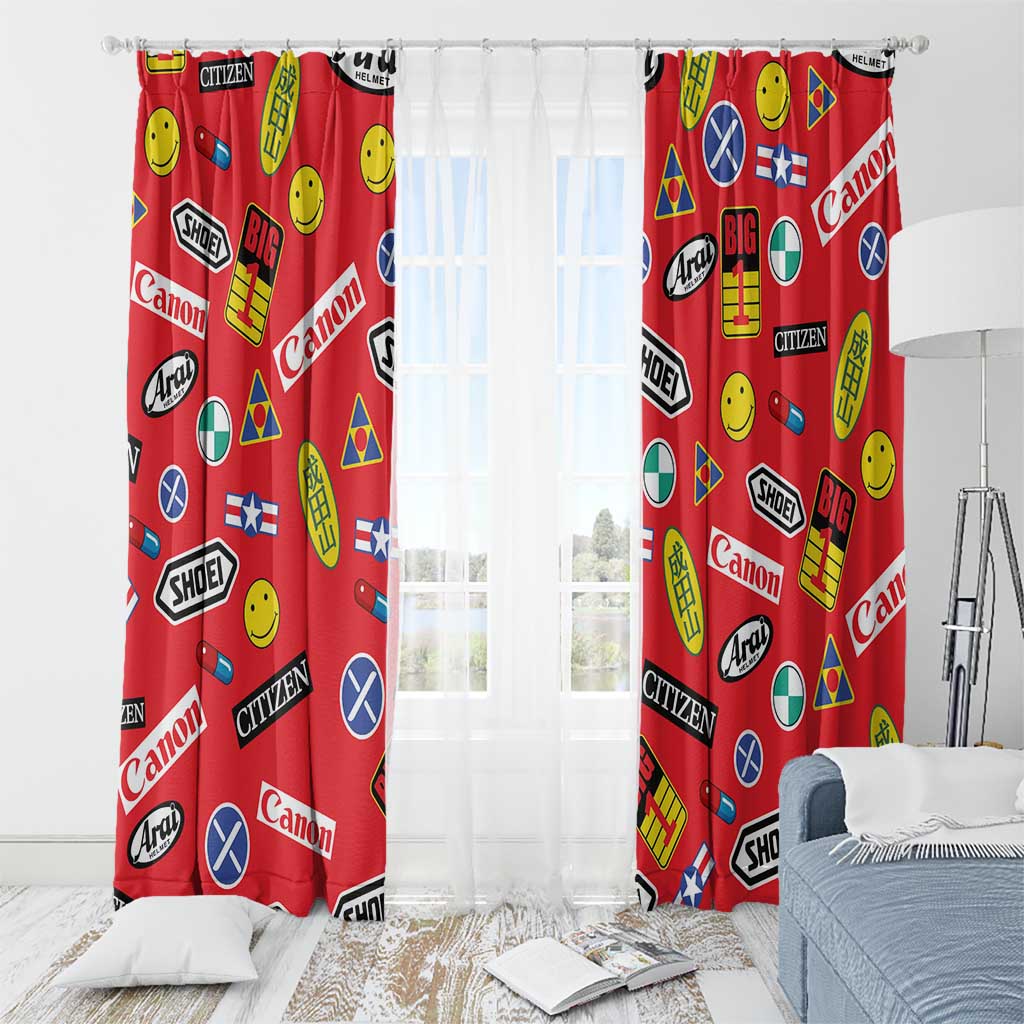 Akira Full Decals Window Curtain Anime Style