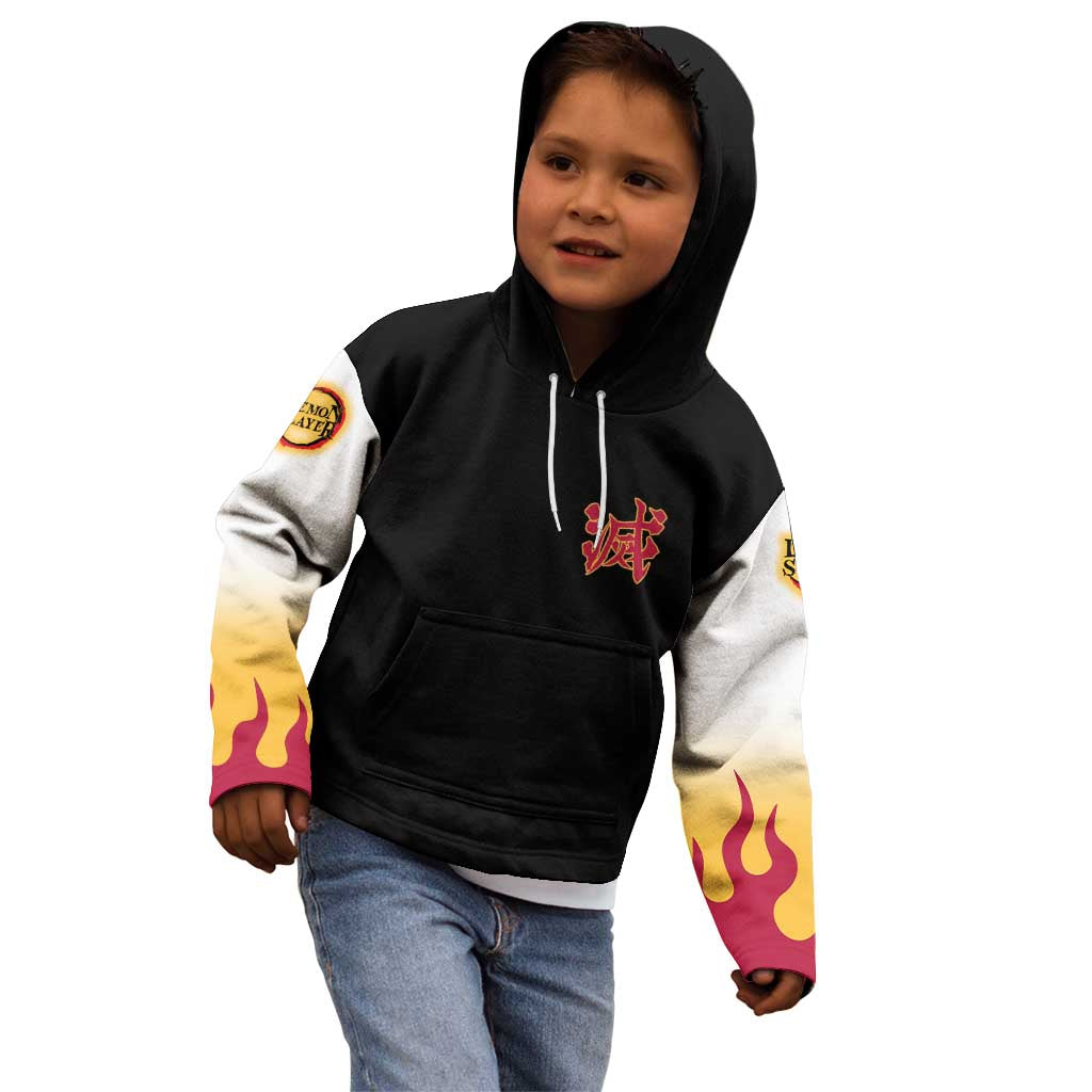 Kyojuro Rengoku Demon Slayer Kid Hoodie Anime Style