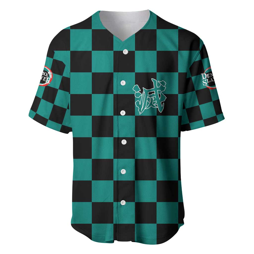 Kamado Tanjiro Haori Demon Slayer Baseball Jersey Anime Style