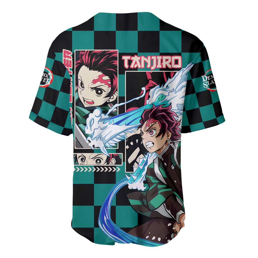 Kamado Tanjiro Haori Demon Slayer Baseball Jersey Anime Style