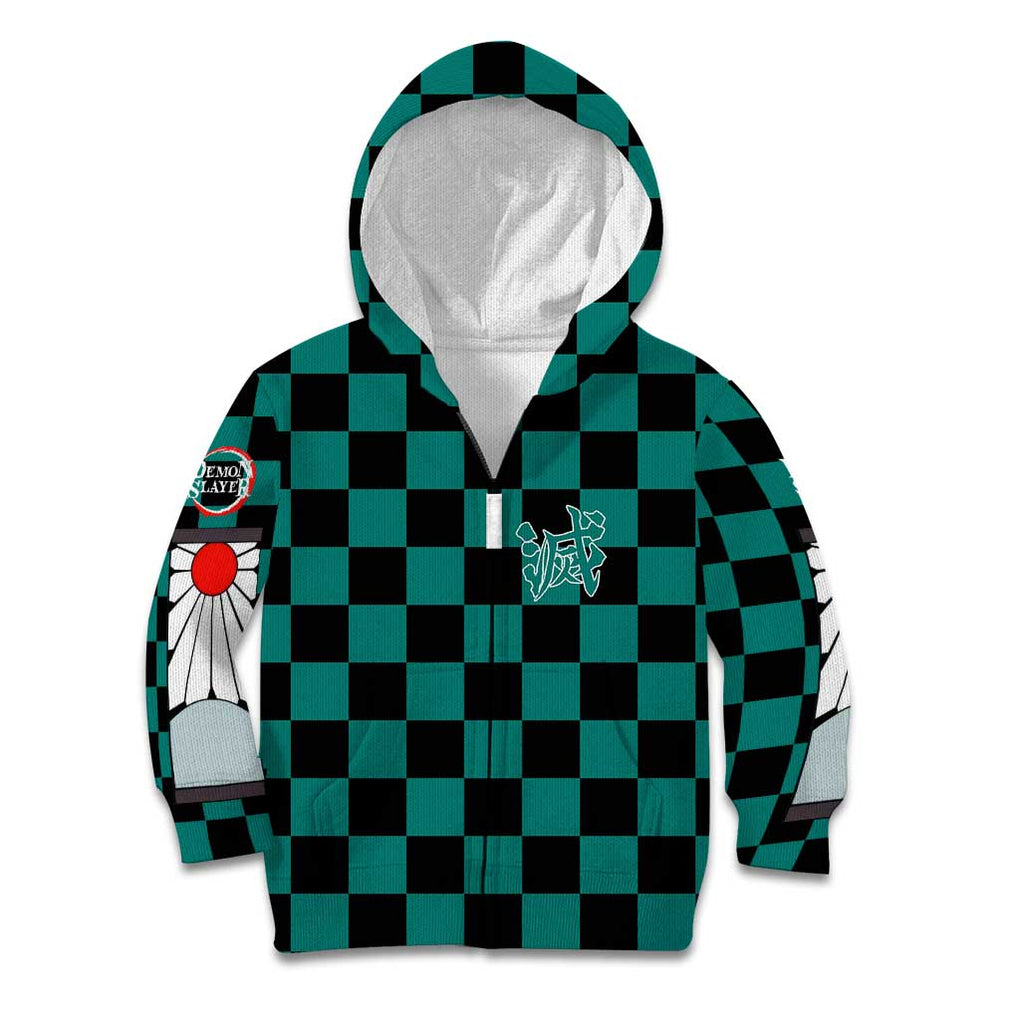Kamado Tanjiro Haori Demon Slayer Kid Hoodie Anime Style