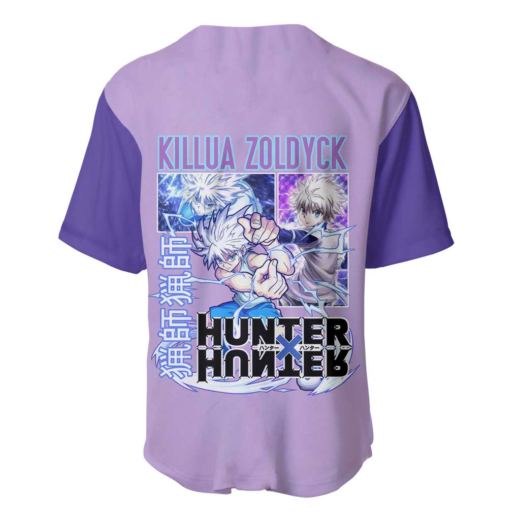 Killua Zoldyck Hunter x Hunter Baseball Jersey Anime Style