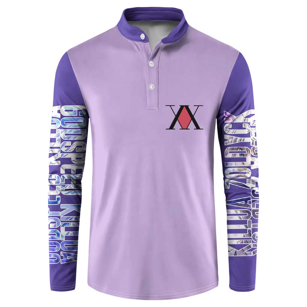 Killua Zoldyck Hunter x Hunter Button Sweatshirt Anime Style