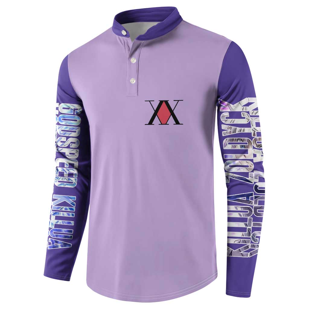 Killua Zoldyck Hunter x Hunter Button Sweatshirt Anime Style
