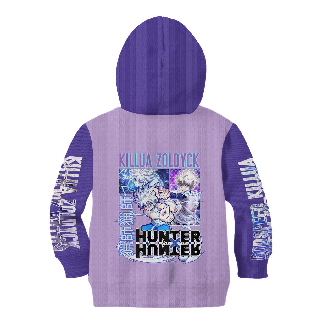 Killua Zoldyck Hunter x Hunter Kid Hoodie Anime Style