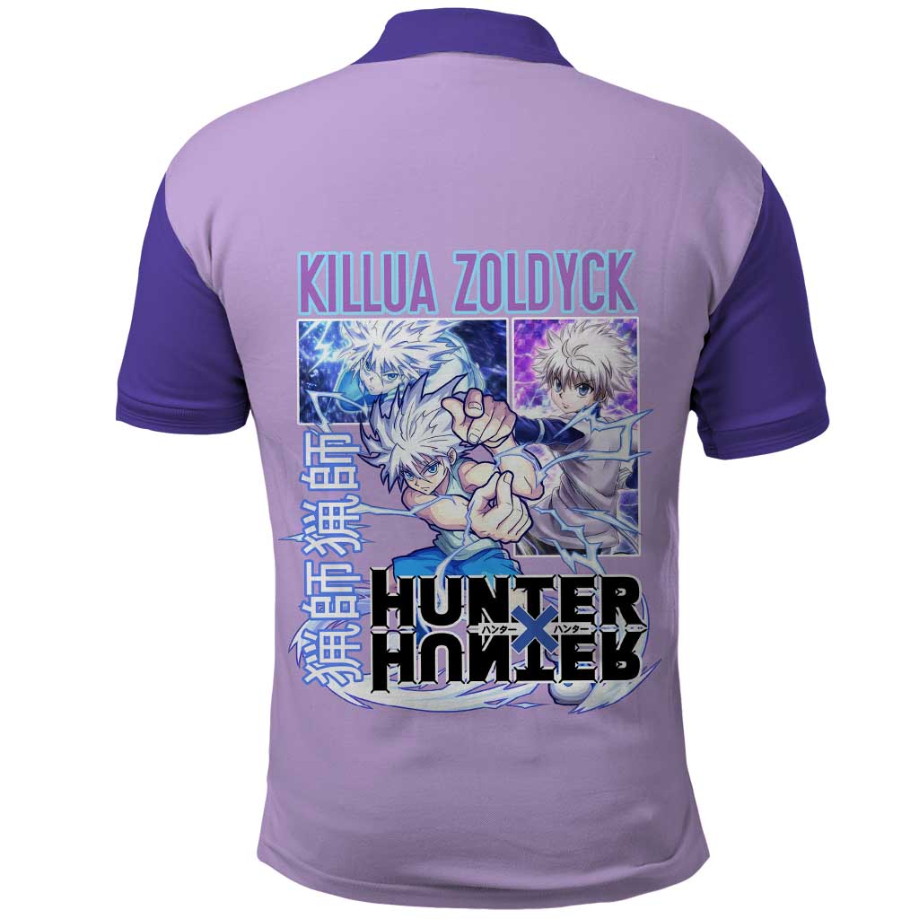 Killua Zoldyck Hunter x Hunter Polo Shirt Anime Style