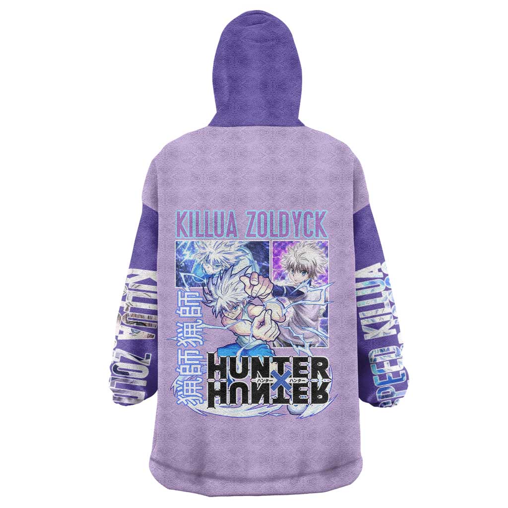 Killua Zoldyck Hunter x Hunter Wearable Blanket Hoodie Anime Style