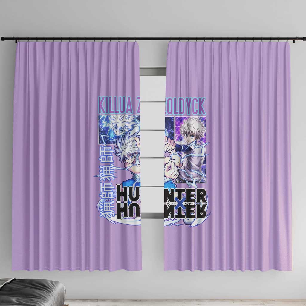 Killua Zoldyck Hunter x Hunter Window Curtain Anime Style