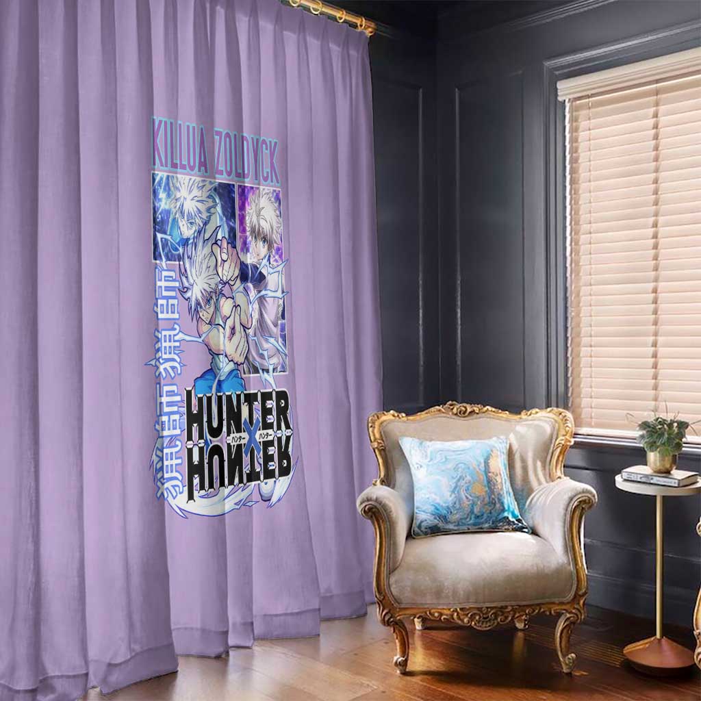 Killua Zoldyck Hunter x Hunter Window Curtain Anime Style