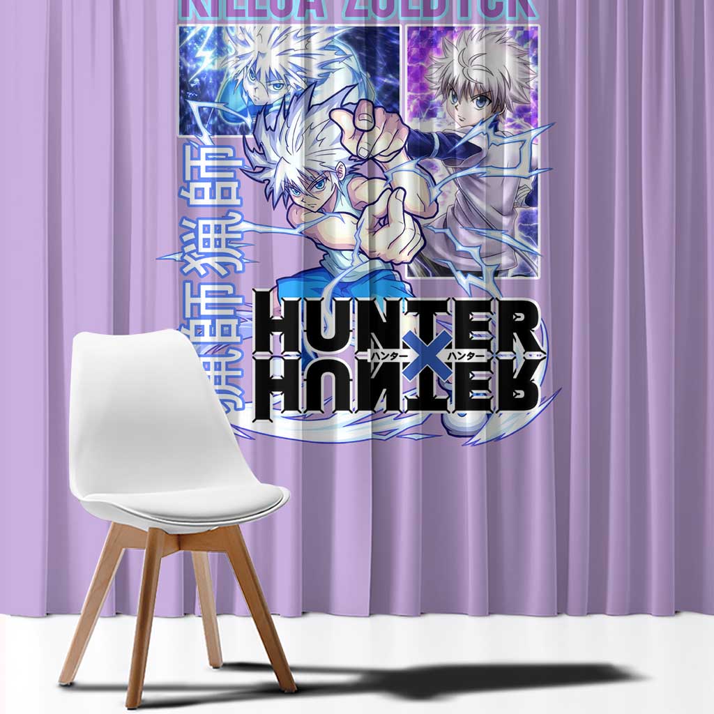 Killua Zoldyck Hunter x Hunter Window Curtain Anime Style