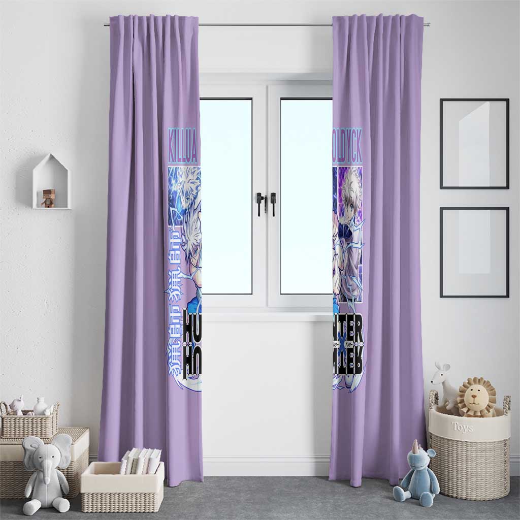 Killua Zoldyck Hunter x Hunter Window Curtain Anime Style