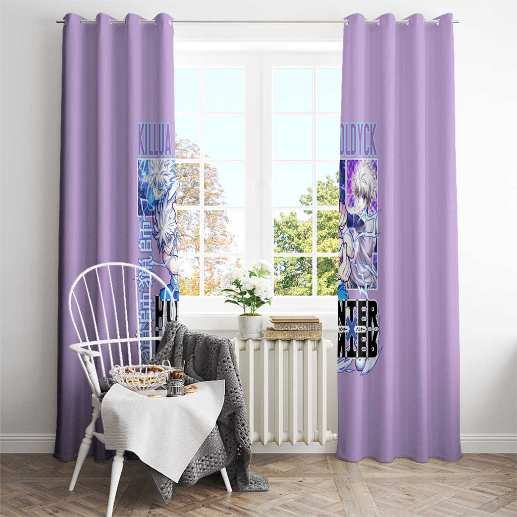 Killua Zoldyck Hunter x Hunter Window Curtain Anime Style