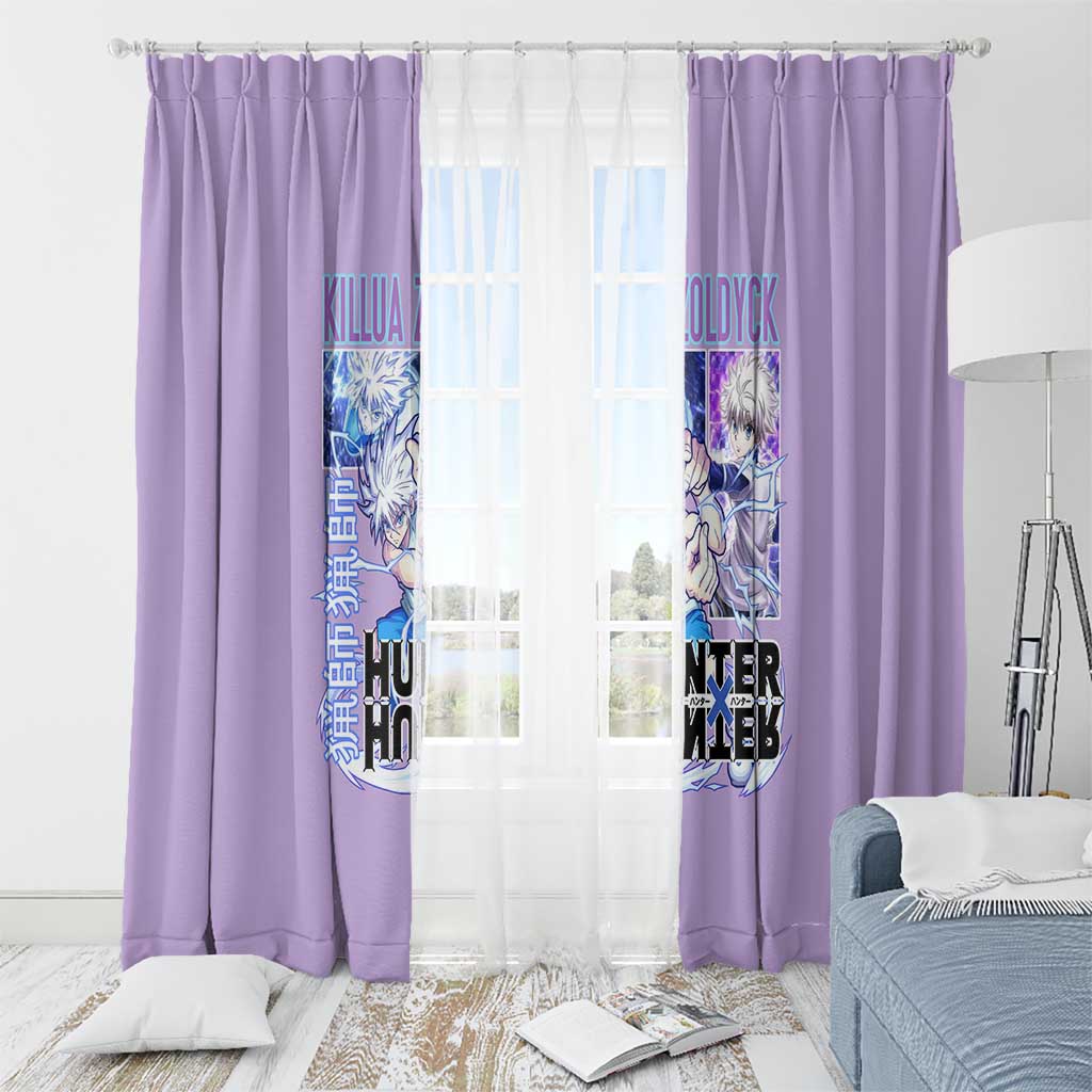 Killua Zoldyck Hunter x Hunter Window Curtain Anime Style