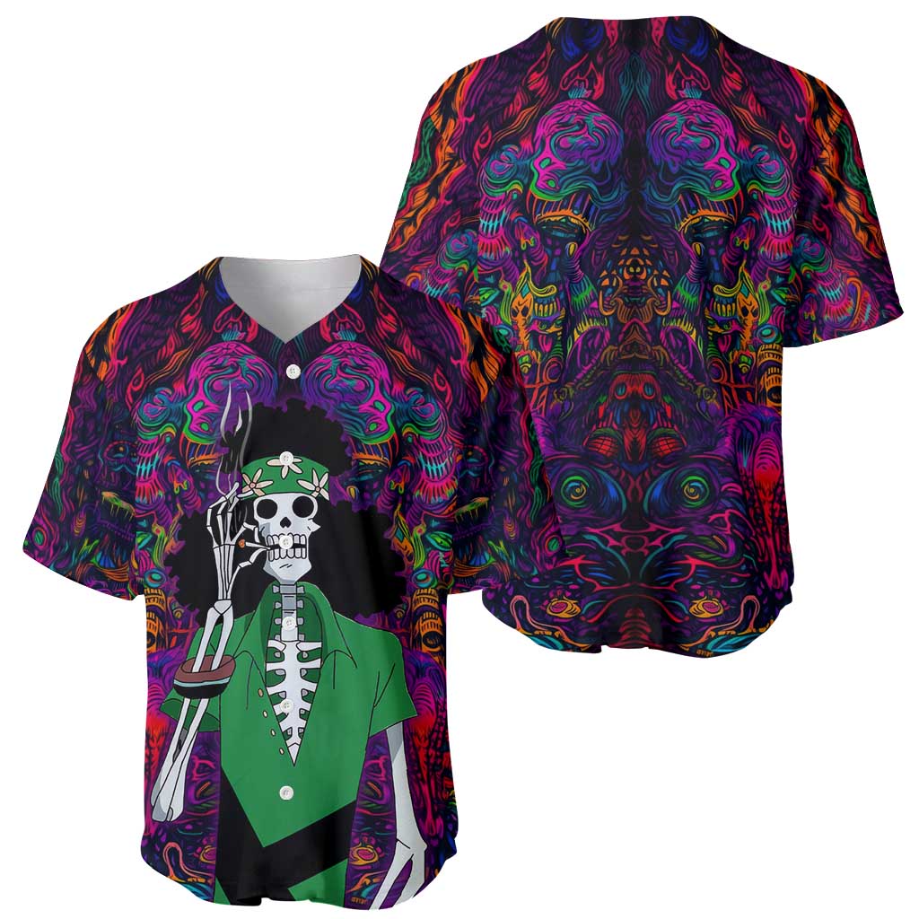 One Piece Hippie Trip Brook Baseball Jersey Anime Style