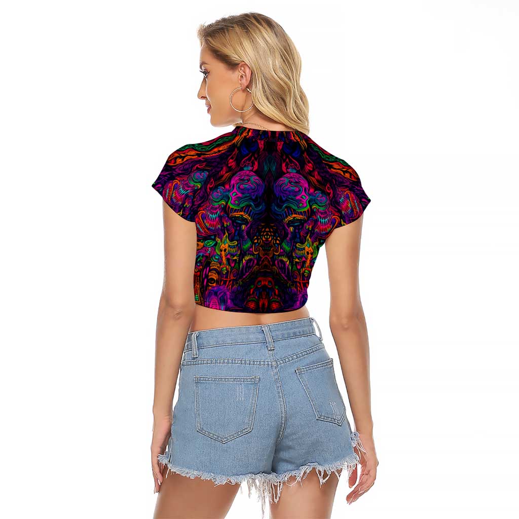 One Piece Hippie Trip Brook Raglan Cropped T Shirt Anime Style