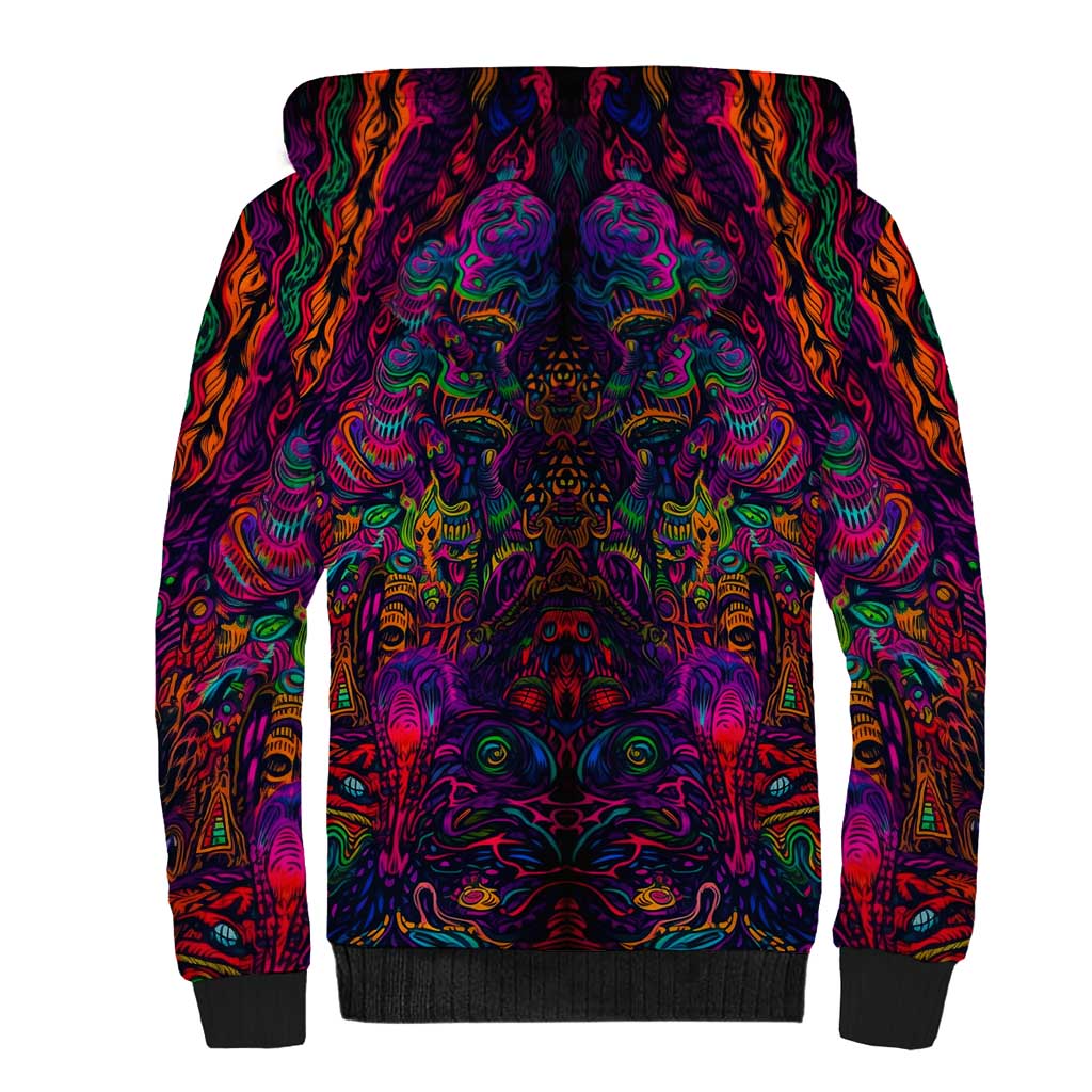 One Piece Hippie Trip Brook Sherpa Hoodie Anime Style