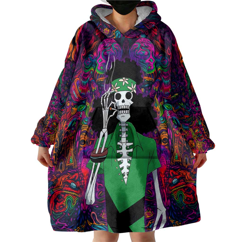 One Piece Hippie Trip Brook Wearable Blanket Hoodie Anime Style