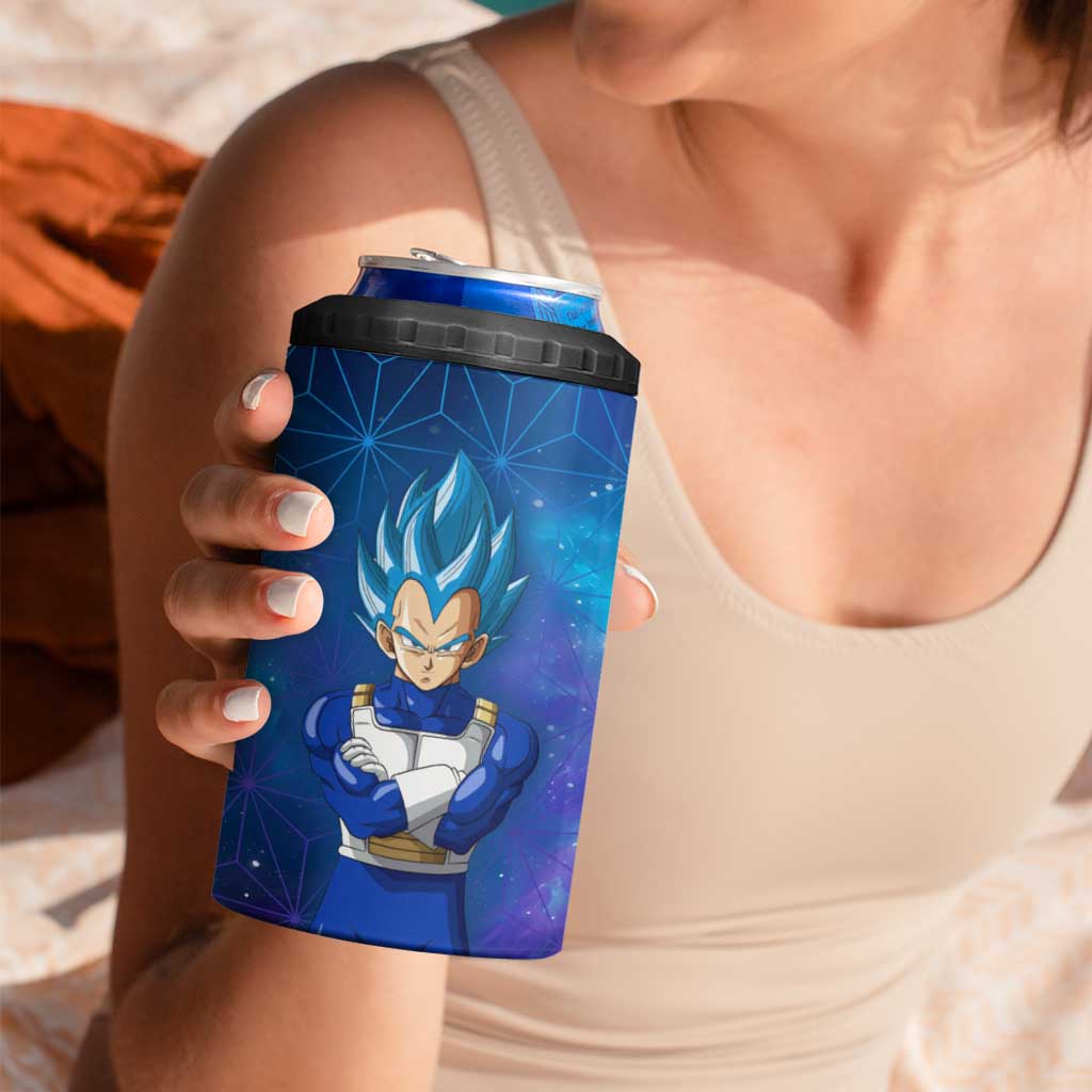 Trippy Astral Vegeta Dragon Ball Z 4 in 1 Can Cooler Tumbler Anime Style