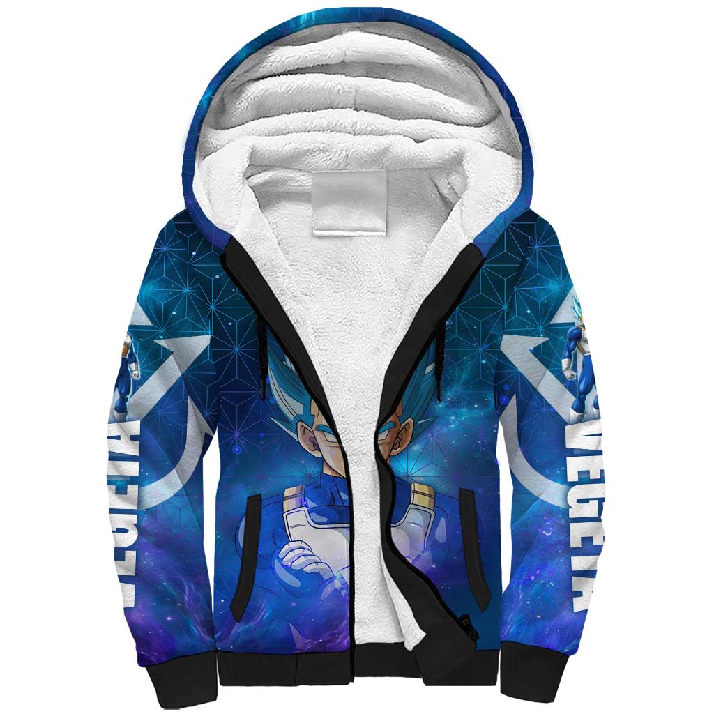 Trippy Astral Vegeta Dragon Ball Z Sherpa Hoodie Anime Style