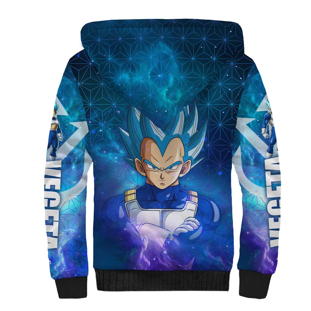 Trippy Astral Vegeta Dragon Ball Z Sherpa Hoodie Anime Style