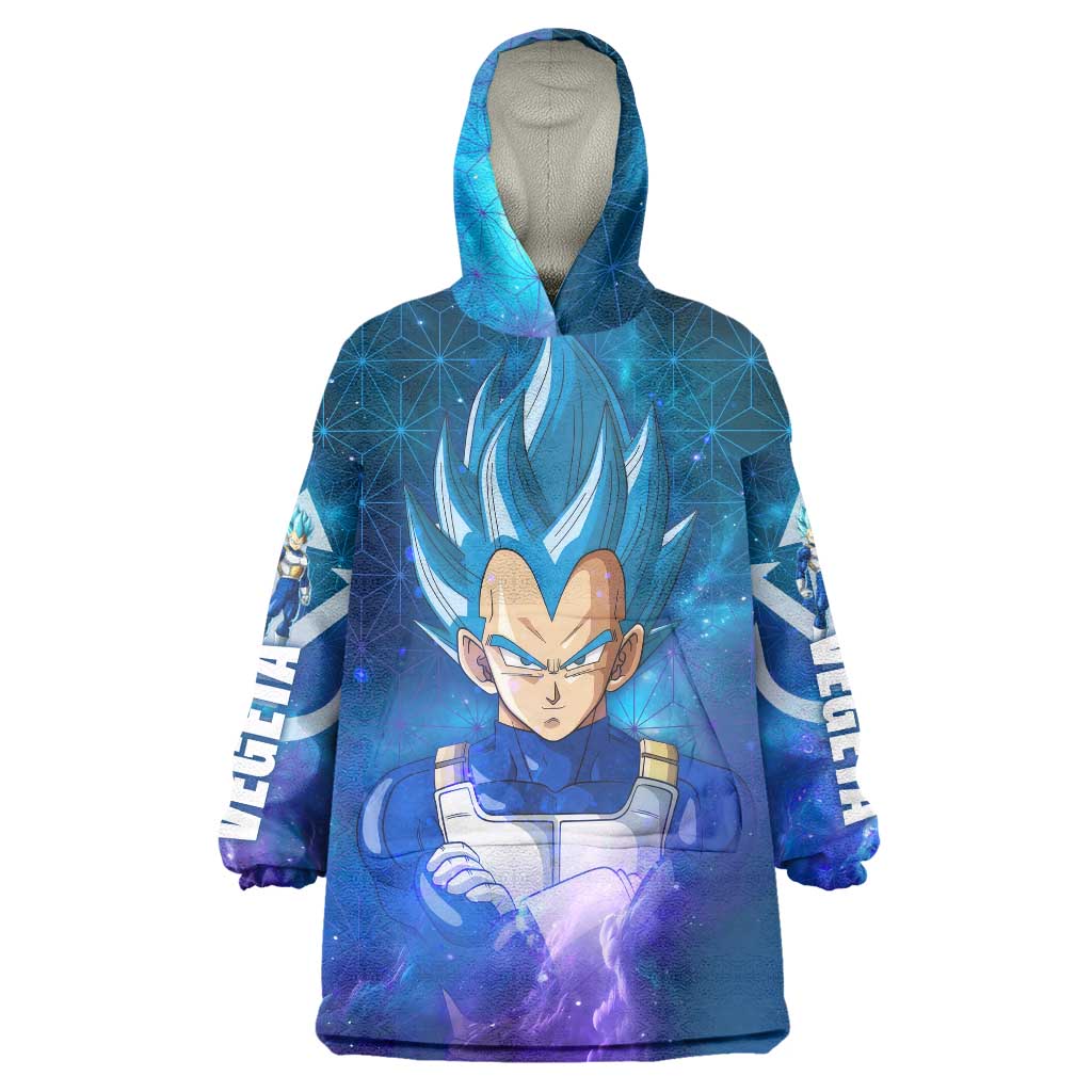 Trippy Astral Vegeta Dragon Ball Z Wearable Blanket Hoodie Anime Style