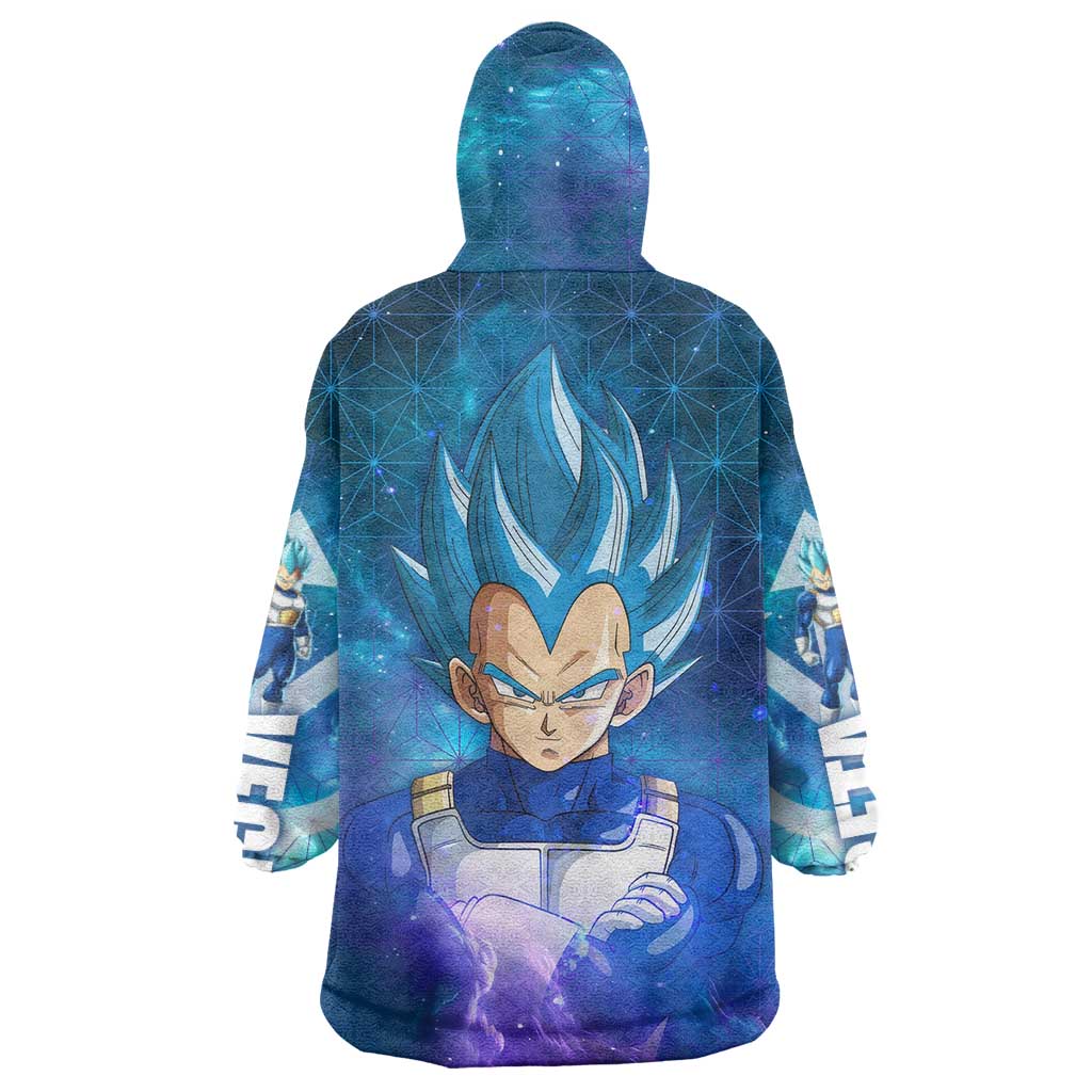Trippy Astral Vegeta Dragon Ball Z Wearable Blanket Hoodie Anime Style