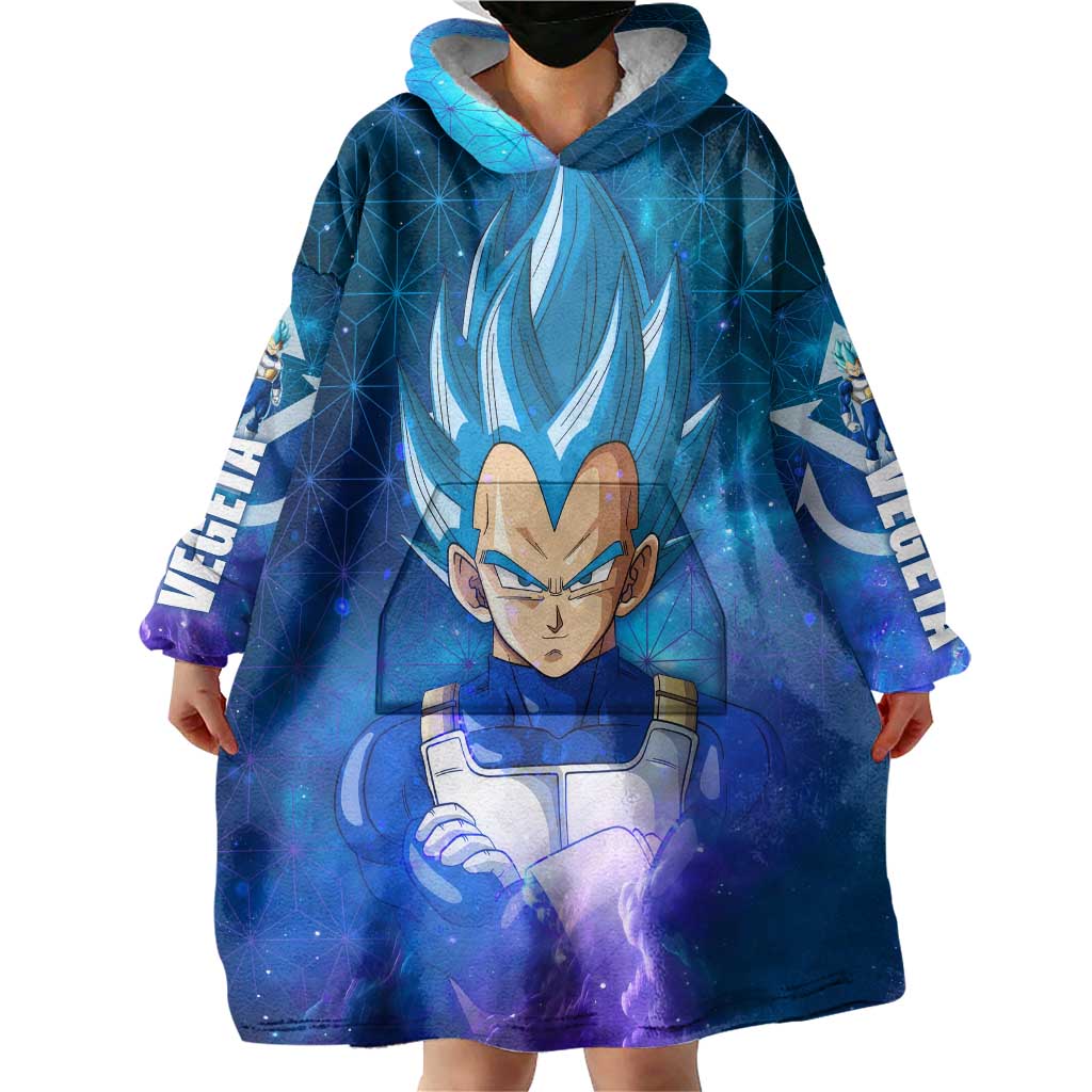 Trippy Astral Vegeta Dragon Ball Z Wearable Blanket Hoodie Anime Style
