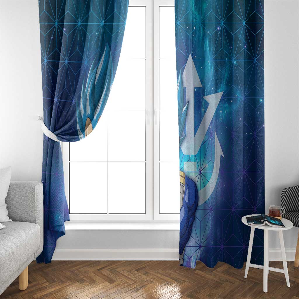 Trippy Astral Vegeta Dragon Ball Z Window Curtain Anime Style