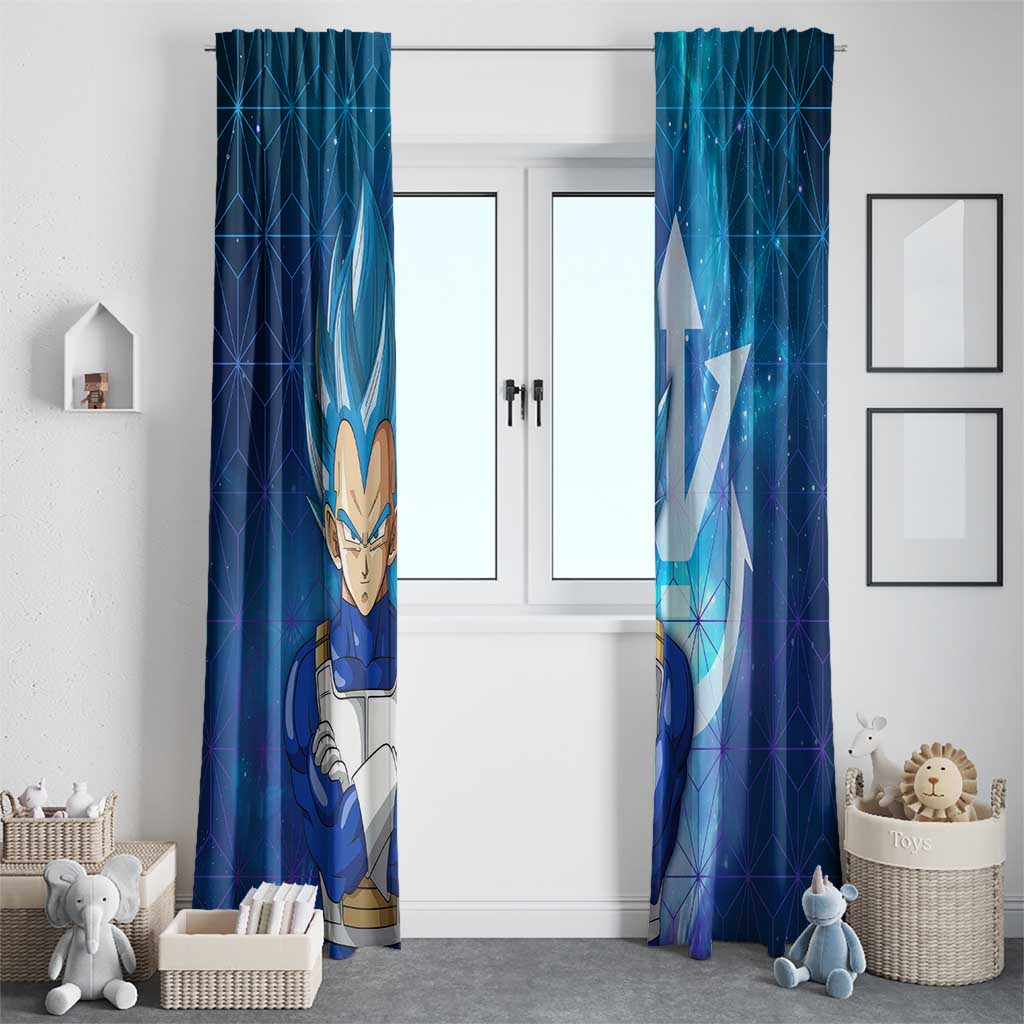 Trippy Astral Vegeta Dragon Ball Z Window Curtain Anime Style