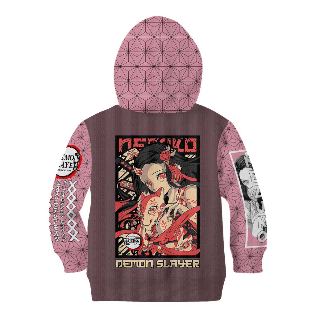 Kamado Nezuko Demon Slayer Kid Hoodie Anime Style